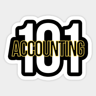 Accounting101 Sticker